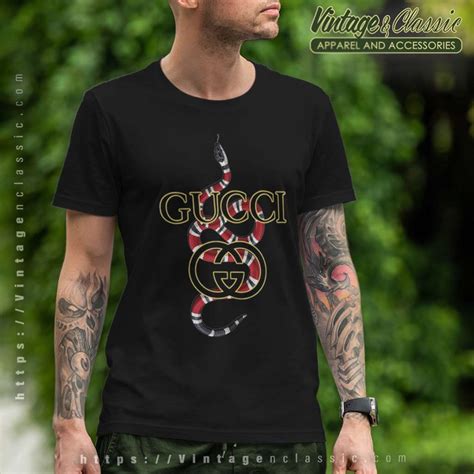 gucci tshirt snake|Gucci dress shirt snake.